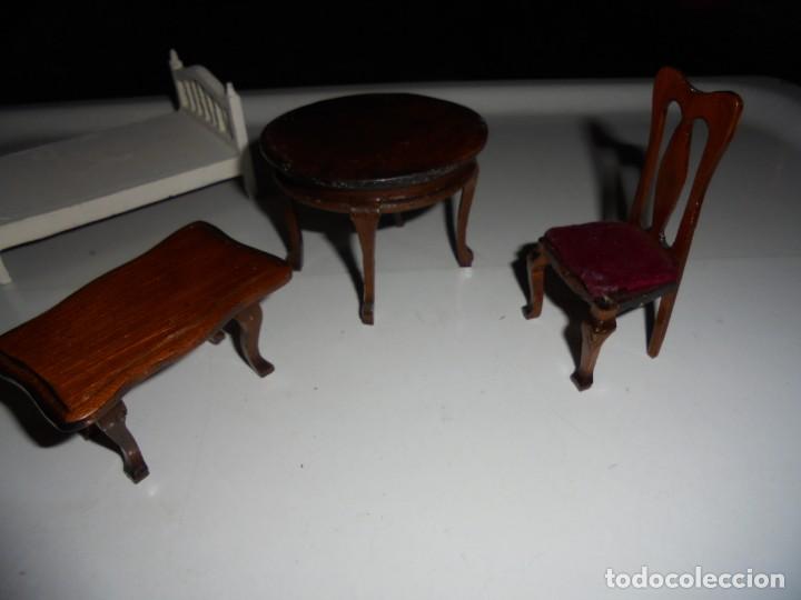 Casas de mu&ntilde;ecas: MOBILIARIO DE MADERA PARA CASA DE MU&Ntilde;ECAS - Foto 5