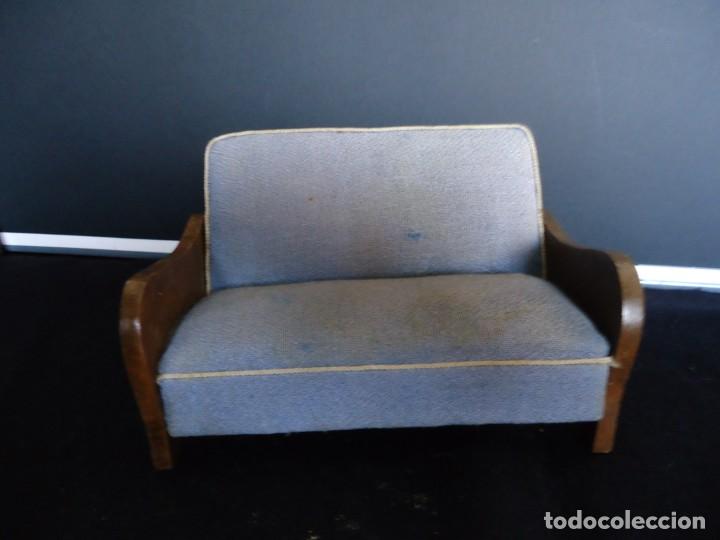 Casas de mu&ntilde;ecas: PRECIOSO SOFA ANTIGUO - Foto 1