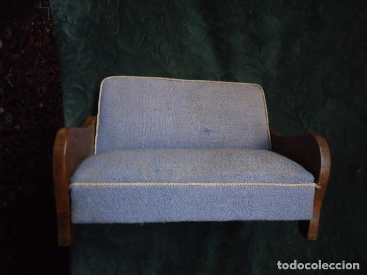 Casas de mu&ntilde;ecas: PRECIOSO SOFA ANTIGUO - Foto 5