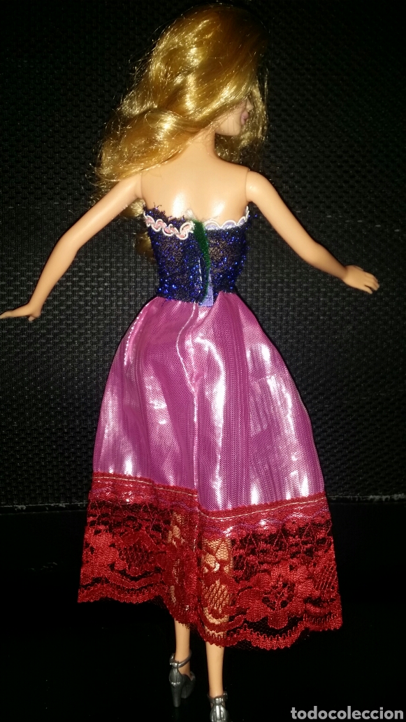 Casas de mu&ntilde;ecas: Vestido valido para Barbie - Foto 2