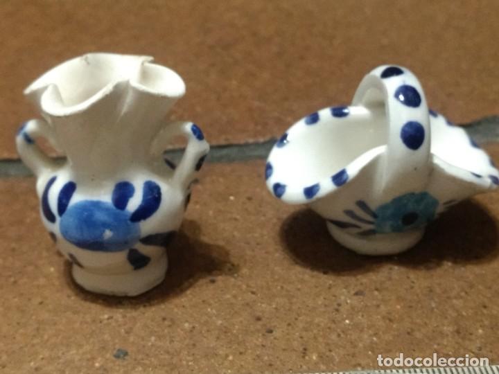 Casas de mu&ntilde;ecas: Jarra y  cesta, ideal para decoraci&oacute;n o complemento casa de mu&ntilde;ecas - Foto 1