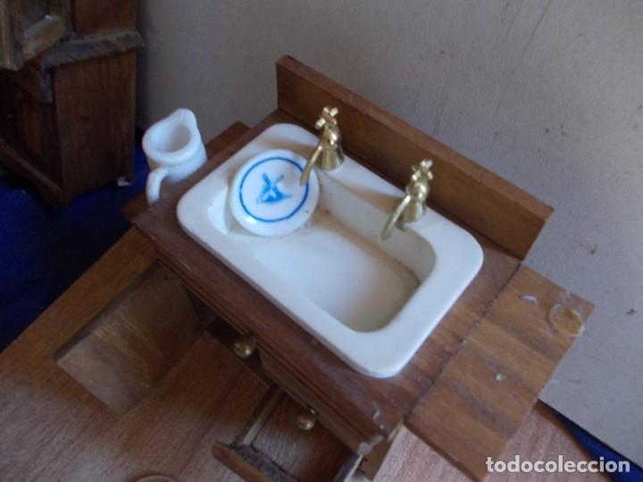 Casas de mu&ntilde;ecas: fregadero de casita - Foto 2