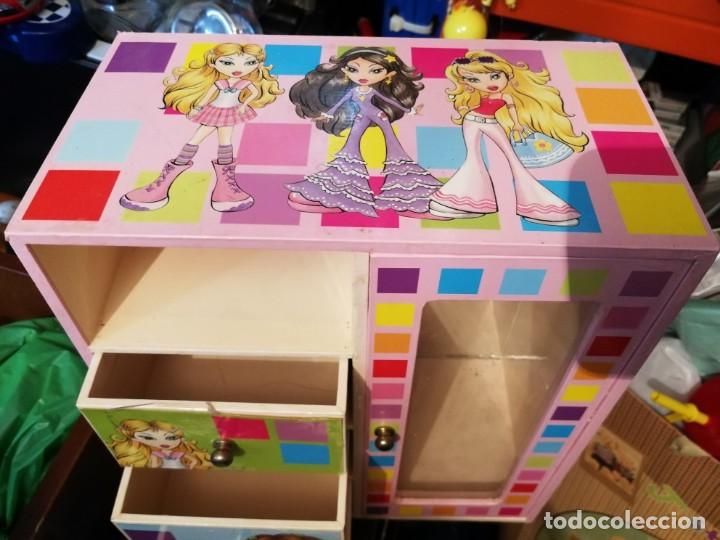 Casas de mu&ntilde;ecas: ARMARIO PARA MU&Ntilde;ECAS BRATZ, WINX, WITCH ROSA - Foto 4