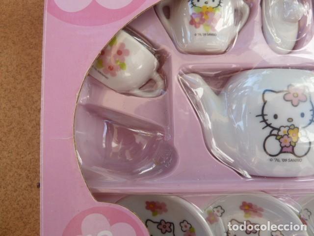 Casas de mu&ntilde;ecas: Juego de t&eacute; Hello Kitty. Cer&aacute;mica - Foto 4