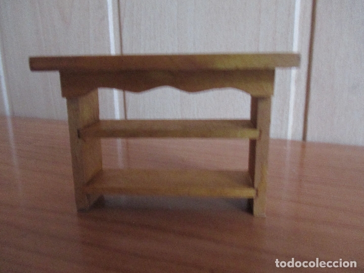 Casas de mu&ntilde;ecas: CASA DE MU&Ntilde;ECAS: 2 ESTANTERIAS  DE MADERA - Foto 2