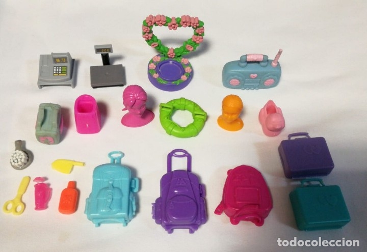 Casas de mu&ntilde;ecas: LOTE ACCESORIOS Y COMPLEMENTOS MU&Ntilde;ECAS POLLY POCKET - Foto 1