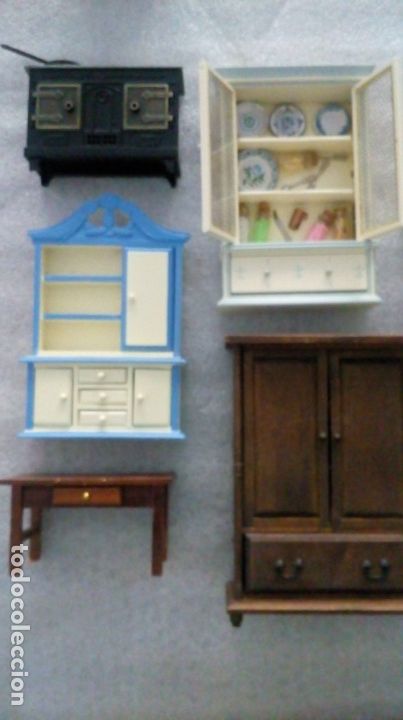 Casas de mu&ntilde;ecas: MOBILIARIO DE CASA DE MU&Ntilde;ECAS PROVENZAL. - Foto 1