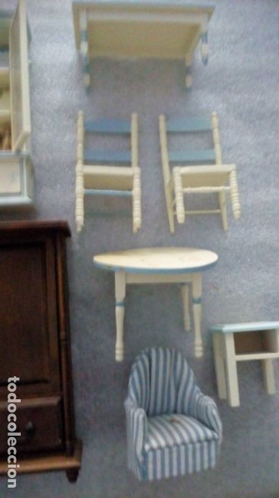Casas de mu&ntilde;ecas: MOBILIARIO DE CASA DE MU&Ntilde;ECAS PROVENZAL. - Foto 2