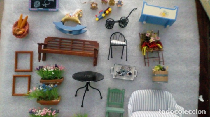 Casas de mu&ntilde;ecas: MOBILIARIO DE CASA DE MU&Ntilde;ECAS PROVENZAL. - Foto 4