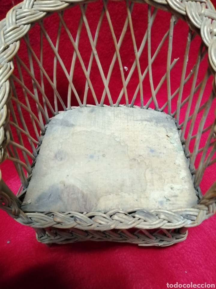 Casas de mu&ntilde;ecas: sillones de mimbre para mu&ntilde;ecas - Foto 3