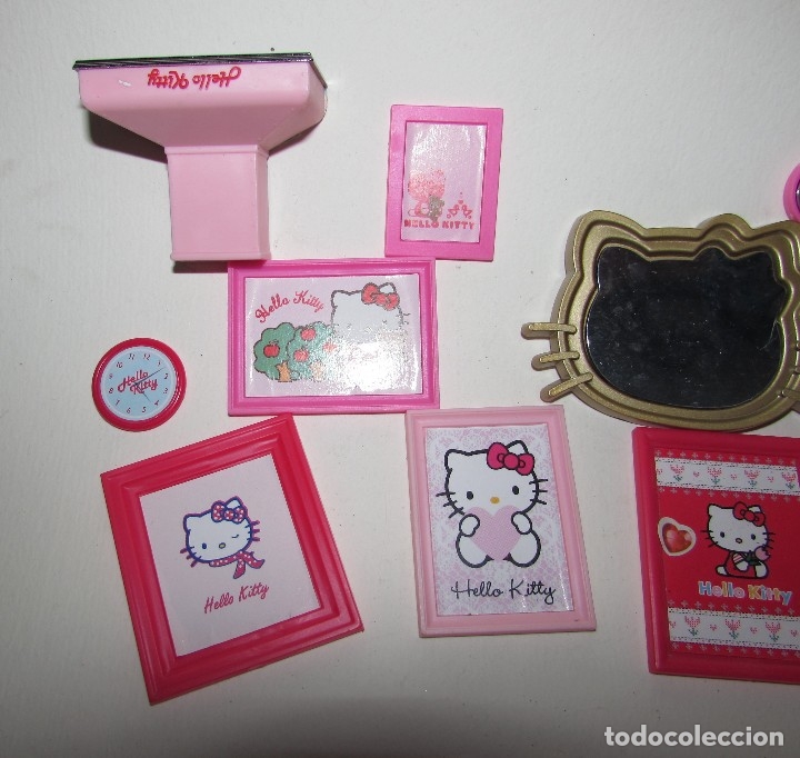 Casas de mu&ntilde;ecas: HELLO KITTY LOTE DE ACCESORIOS DE LA CASA - Foto 2