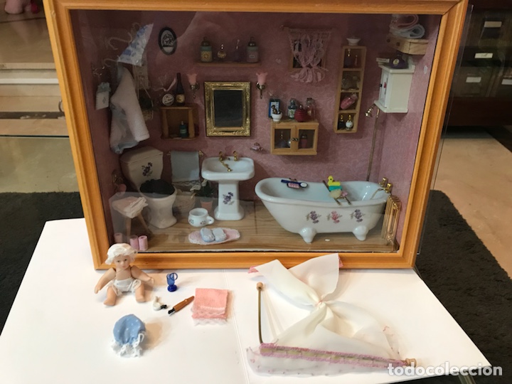 casa de muñecas cuarto de baño completo - Comprar Casas de ...