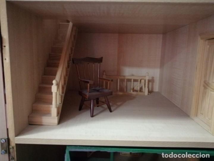 Casas de mu&ntilde;ecas: VISTOSA CASA DE MU&Ntilde;ECAS DE MADERA. - Foto 6