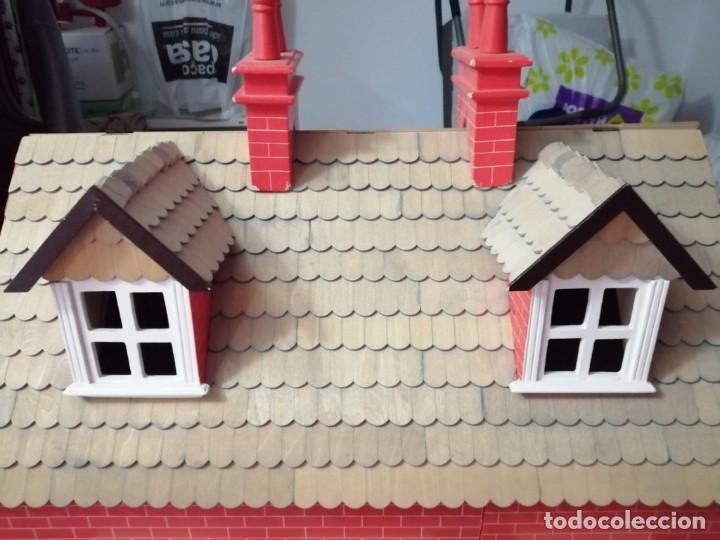 Casas de mu&ntilde;ecas: VISTOSA CASA DE MU&Ntilde;ECAS DE MADERA. - Foto 7
