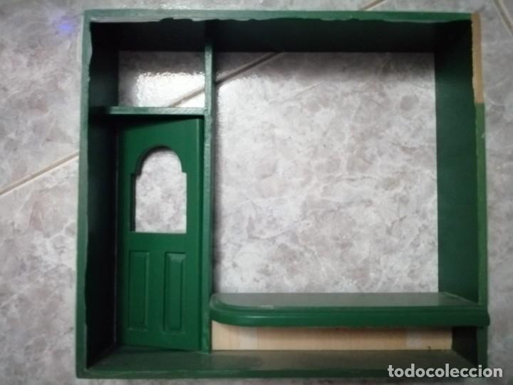 Casas de mu&ntilde;ecas: VISTOSA CASA DE MU&Ntilde;ECAS DE MADERA. - Foto 10