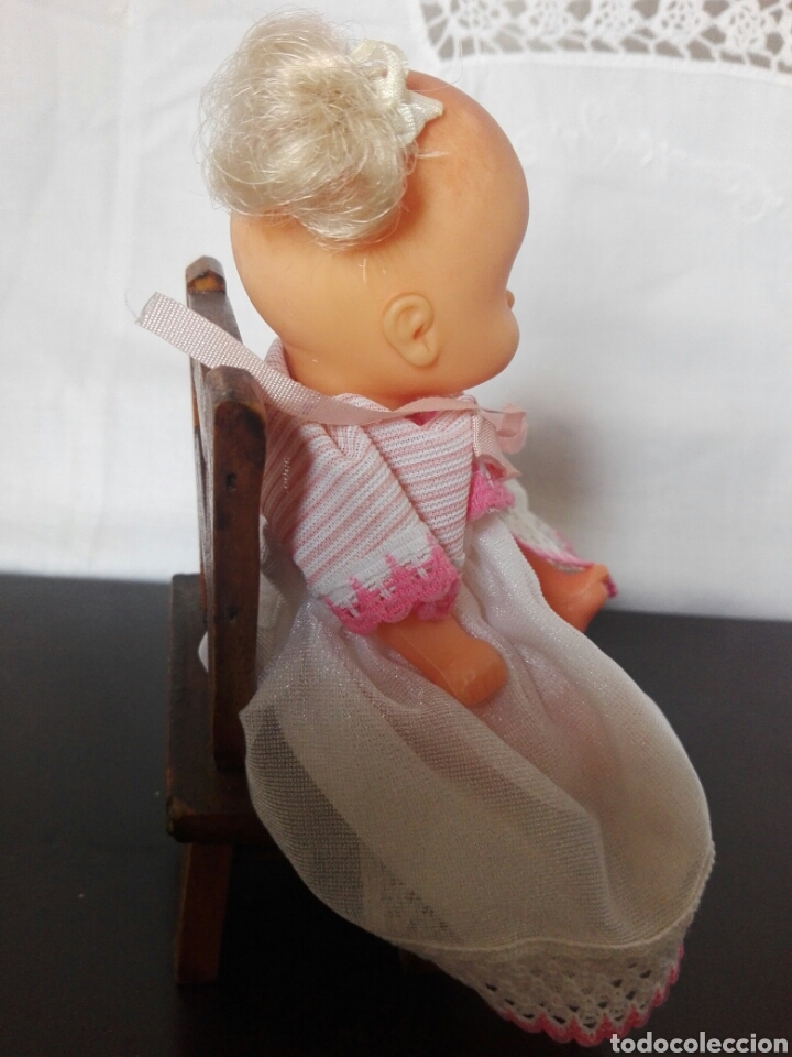 Casas de mu&ntilde;ecas: Silla sillita para mu&ntilde;eca en madera - Foto 3