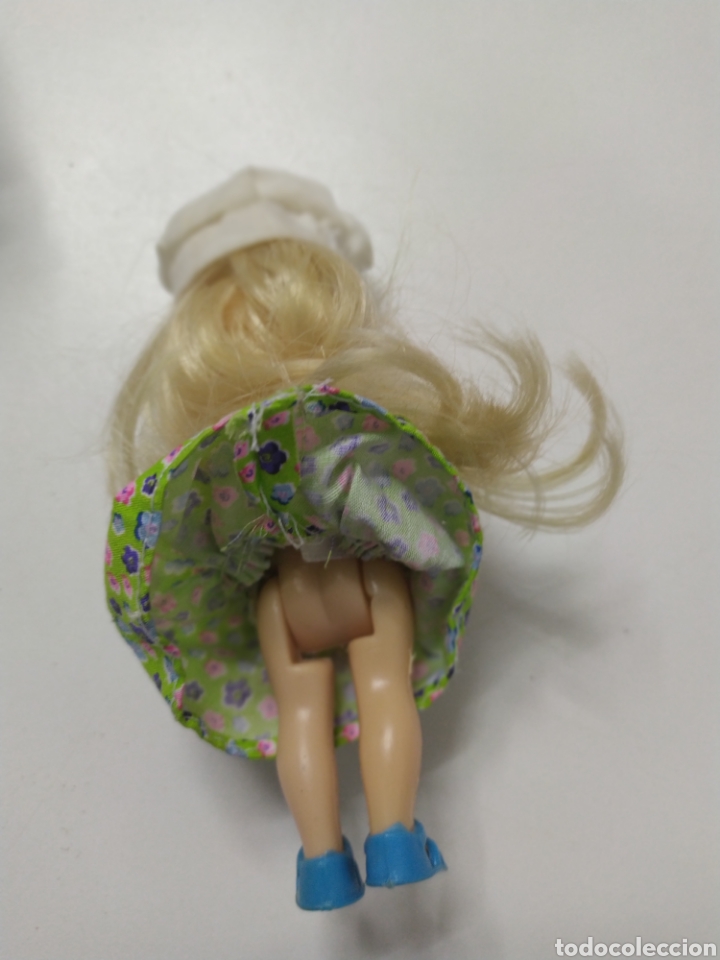 Casas de mu&ntilde;ecas: Mu&ntilde;eca y cocina de 12 cm, a&ntilde;os 70. - Foto 7