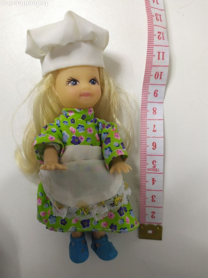 Casas de mu&ntilde;ecas: Mu&ntilde;eca y cocina de 12 cm, a&ntilde;os 70. - Foto 26