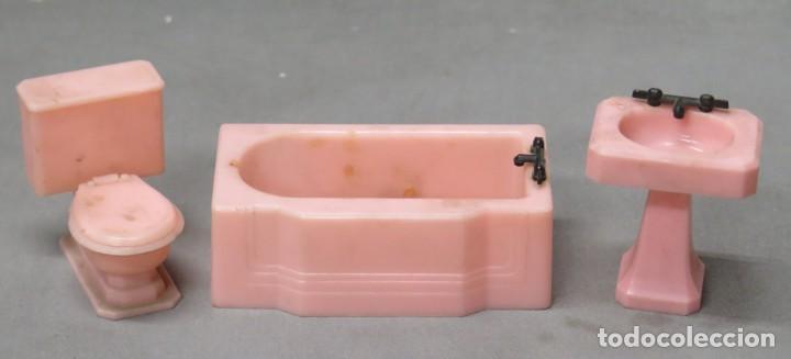 Casas de mu&ntilde;ecas: MUEBLES DE BA&Ntilde;O DE PLASTICO. CASA DE MU&Ntilde;ECAS - Foto 1