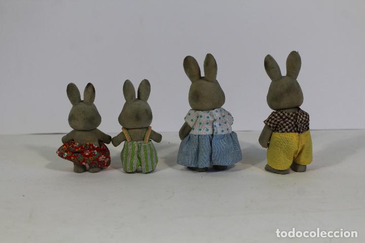 Casas de mu&ntilde;ecas: 4 mu&ntilde;equitos sylvanian families conejitos - Foto 3