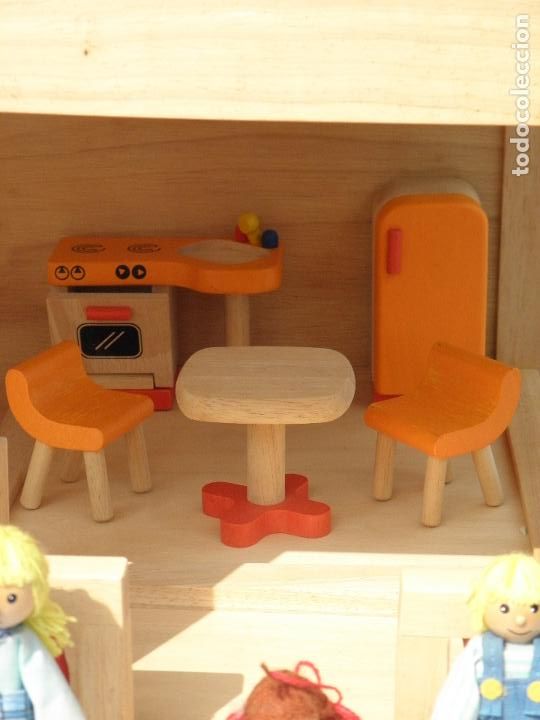 Casas de mu&ntilde;ecas: Casa de mu&ntilde;ecas amueblada Pintoy de madera - Foto 5
