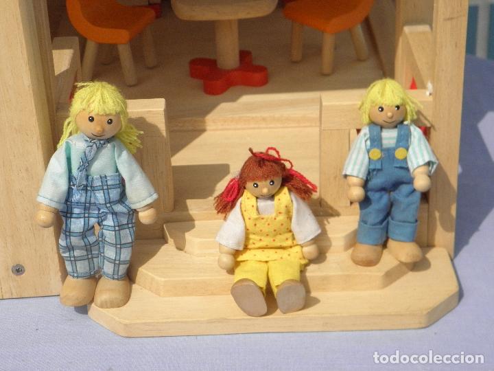 Casas de mu&ntilde;ecas: Casa de mu&ntilde;ecas amueblada Pintoy de madera - Foto 6