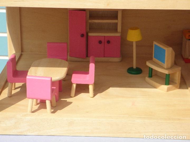 Casas de mu&ntilde;ecas: Casa de mu&ntilde;ecas amueblada Pintoy de madera - Foto 7