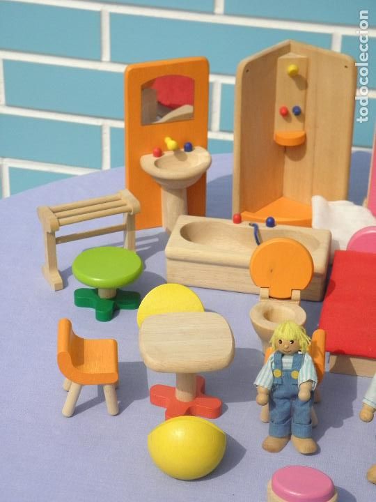 Casas de mu&ntilde;ecas: Casa de mu&ntilde;ecas amueblada Pintoy de madera - Foto 14