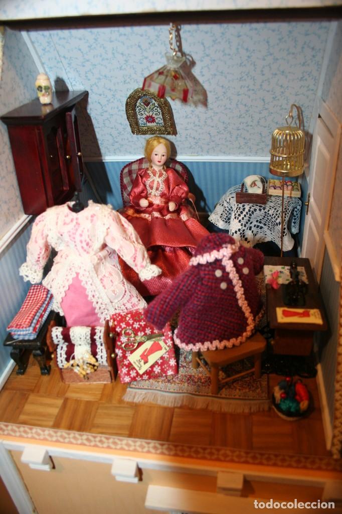 Casas de mu&ntilde;ecas: CUARTO DE COSTURA DE CASA DE MU&Ntilde;ECAS - Foto 1