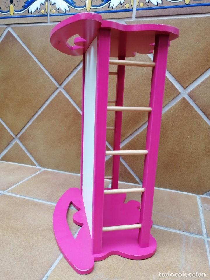 Casas de mu&ntilde;ecas: Preciosa CUNA DE MADERA para mu&ntilde;eca - Foto 8