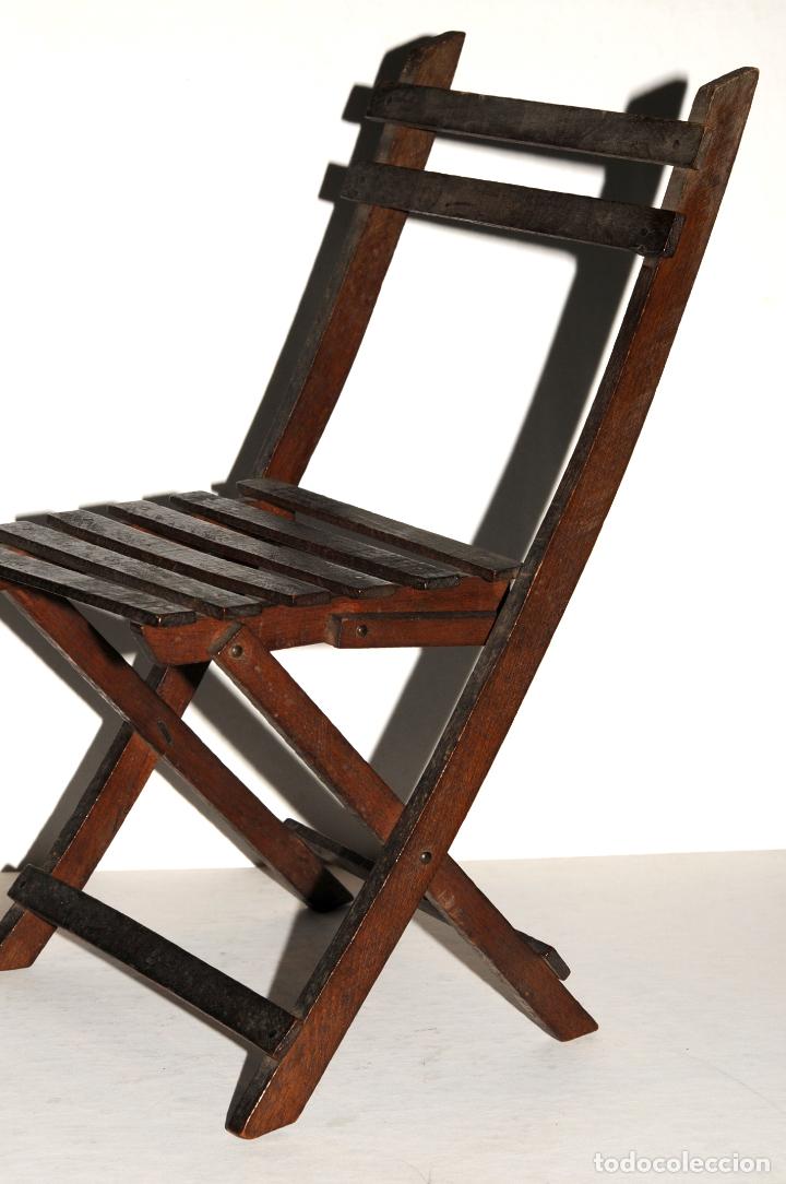 Casas de mu&ntilde;ecas: SILLA EN MADERA PARA CASA DE MU&Ntilde;ECAS - Foto 1