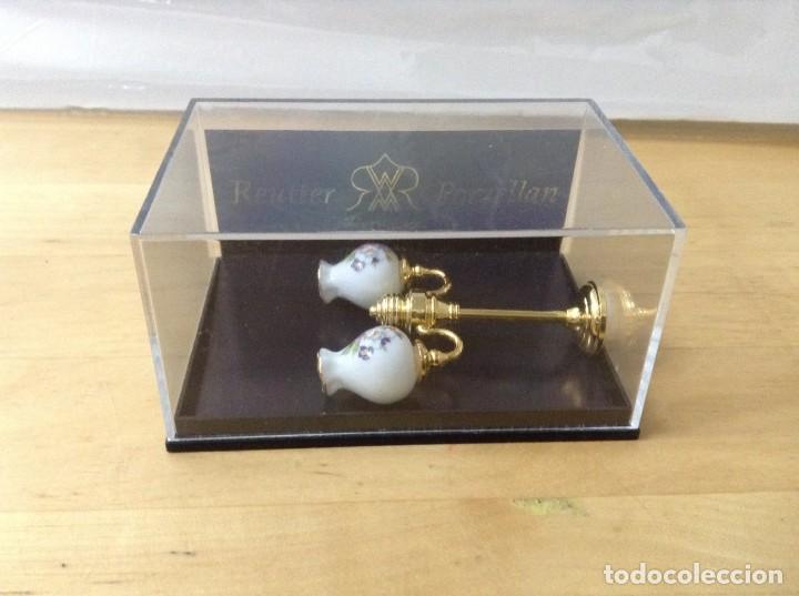 Casas de mu&ntilde;ecas: Miniatura Reutter.L&aacute;mpara decoraci&oacute;n.NUEVA. - Foto 2