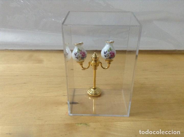 Casas de mu&ntilde;ecas: Miniatura Reutter.L&aacute;mpara decoraci&oacute;n.NUEVA. - Foto 3