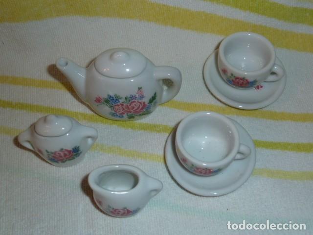 Casas de mu&ntilde;ecas: Mini juego t&eacute; de cer&aacute;mica - Foto 2