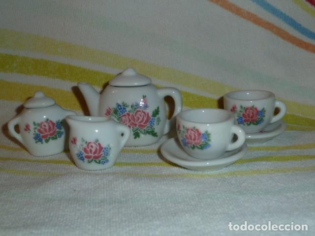 Casas de mu&ntilde;ecas: Mini juego t&eacute; de cer&aacute;mica - Foto 3
