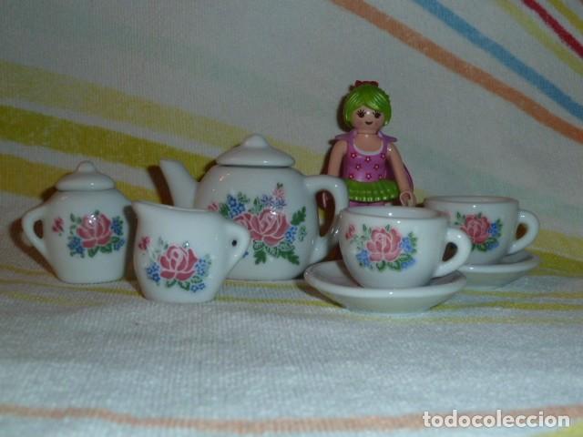 Casas de mu&ntilde;ecas: Mini juego t&eacute; de cer&aacute;mica - Foto 4