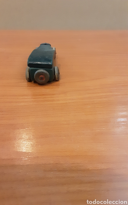 Casas de mu&ntilde;ecas: Coche madera 8,5x3,5x3 cm. - Foto 2