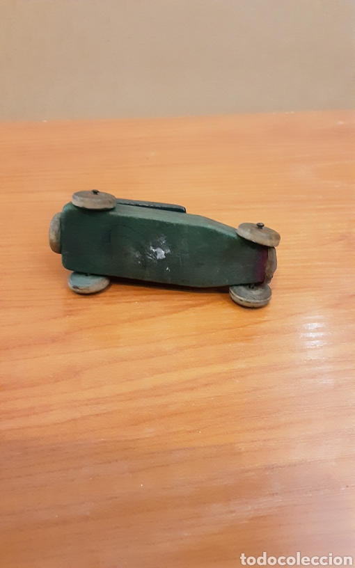 Casas de mu&ntilde;ecas: Coche madera 8,5x3,5x3 cm. - Foto 3