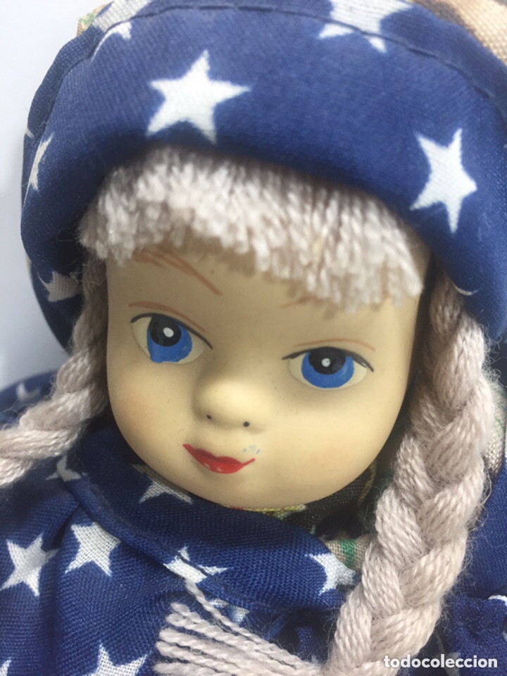 Casas de mu&ntilde;ecas: Mu&ntilde;eca de trapo y porcelana - Foto 2