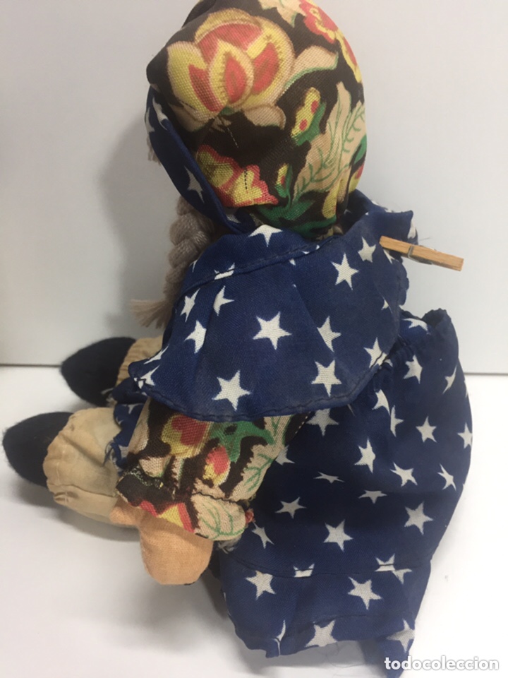 Casas de mu&ntilde;ecas: Mu&ntilde;eca de trapo y porcelana - Foto 3