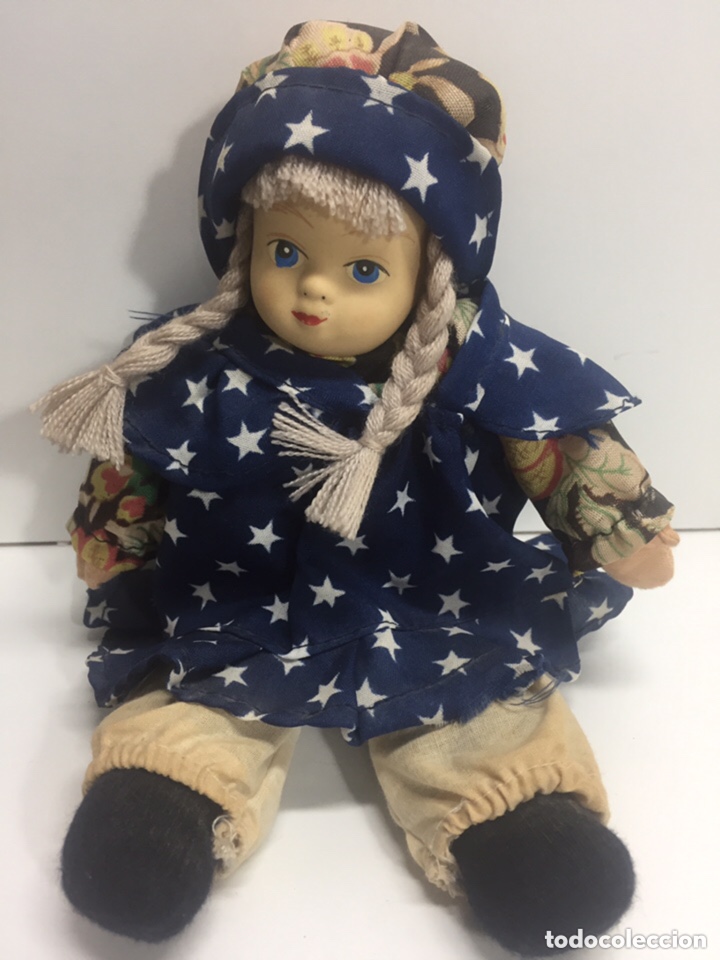 Casas de mu&ntilde;ecas: Mu&ntilde;eca de trapo y porcelana - Foto 1