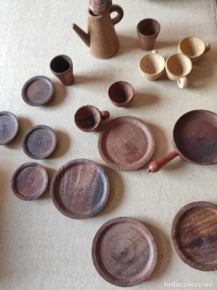 Casas de mu&ntilde;ecas: Menaje madera ,casa mu&ntilde;ecas - Foto 4