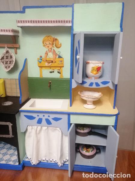 Casas de mu&ntilde;ecas: COCINA MADERA JUGUETE - Foto 2