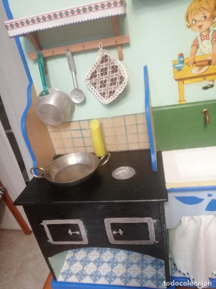Casas de mu&ntilde;ecas: COCINA MADERA JUGUETE - Foto 7