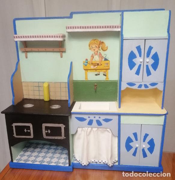 Casas de mu&ntilde;ecas: COCINA MADERA JUGUETE - Foto 12