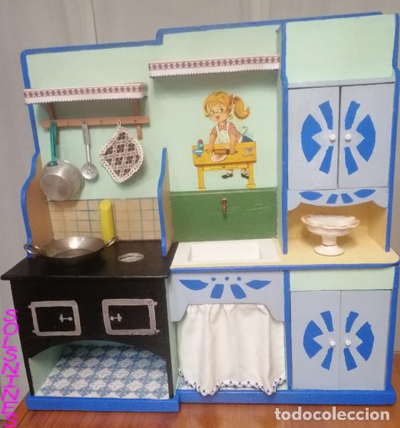 Casas de mu&ntilde;ecas: COCINA MADERA JUGUETE - Foto 13