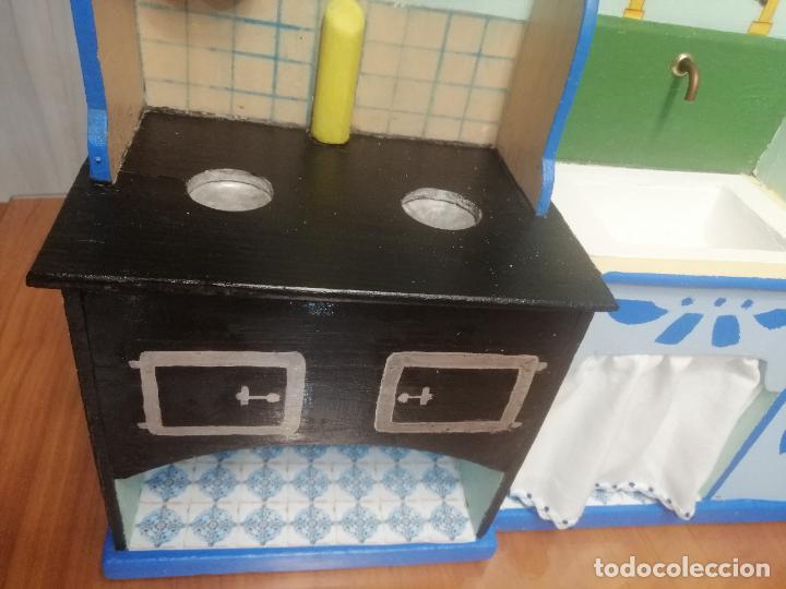 Casas de mu&ntilde;ecas: COCINA MADERA JUGUETE - Foto 8