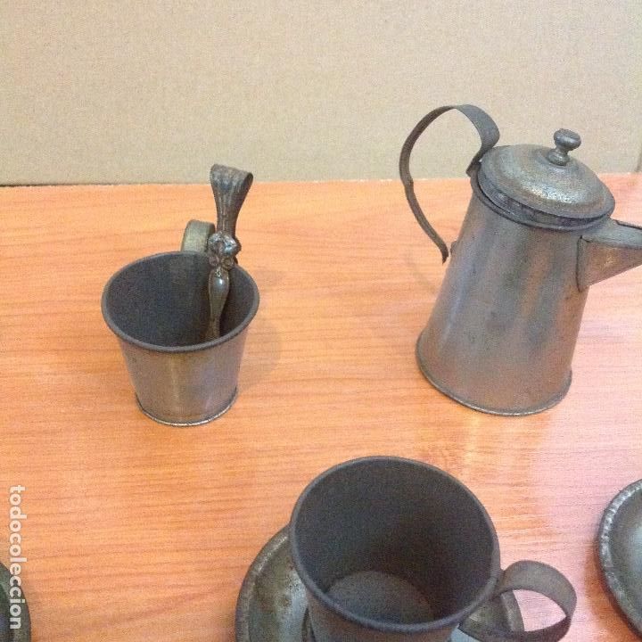 Casas de mu&ntilde;ecas: Juego completo de 4 servicios de cafe - Foto 1