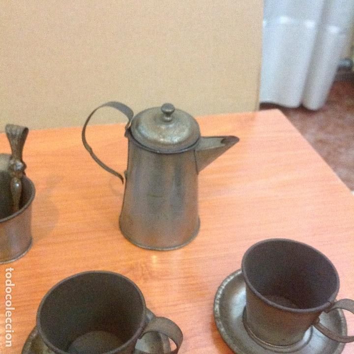 Casas de mu&ntilde;ecas: Juego completo de 4 servicios de cafe - Foto 2