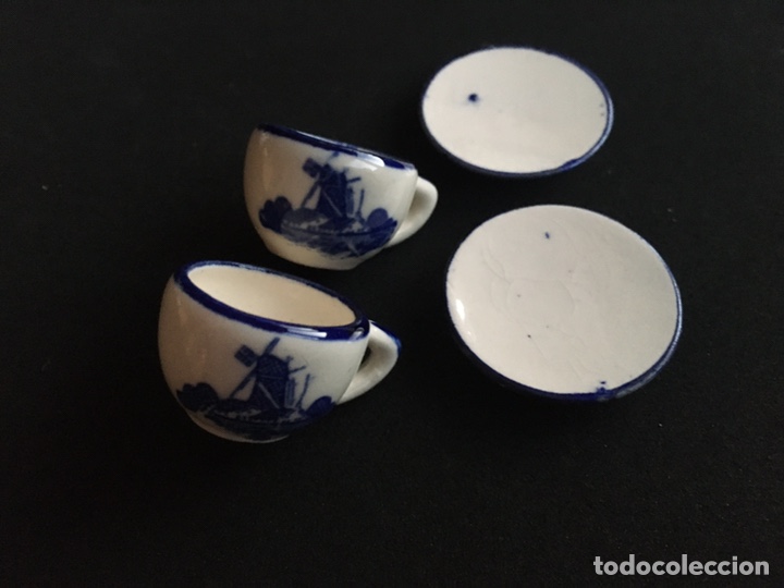 Casas de mu&ntilde;ecas: Juego de t&eacute; o caf&eacute; en miniatura - Foto 7